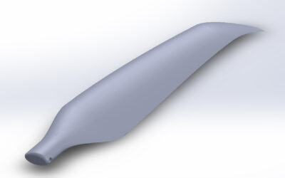 Csukódó légcsavar elektromos hátimotorhoz