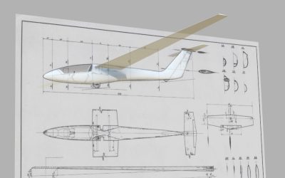 Cobra 15 vitorlázórepülőgép modellezése